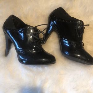 Black Patent Leather Heels